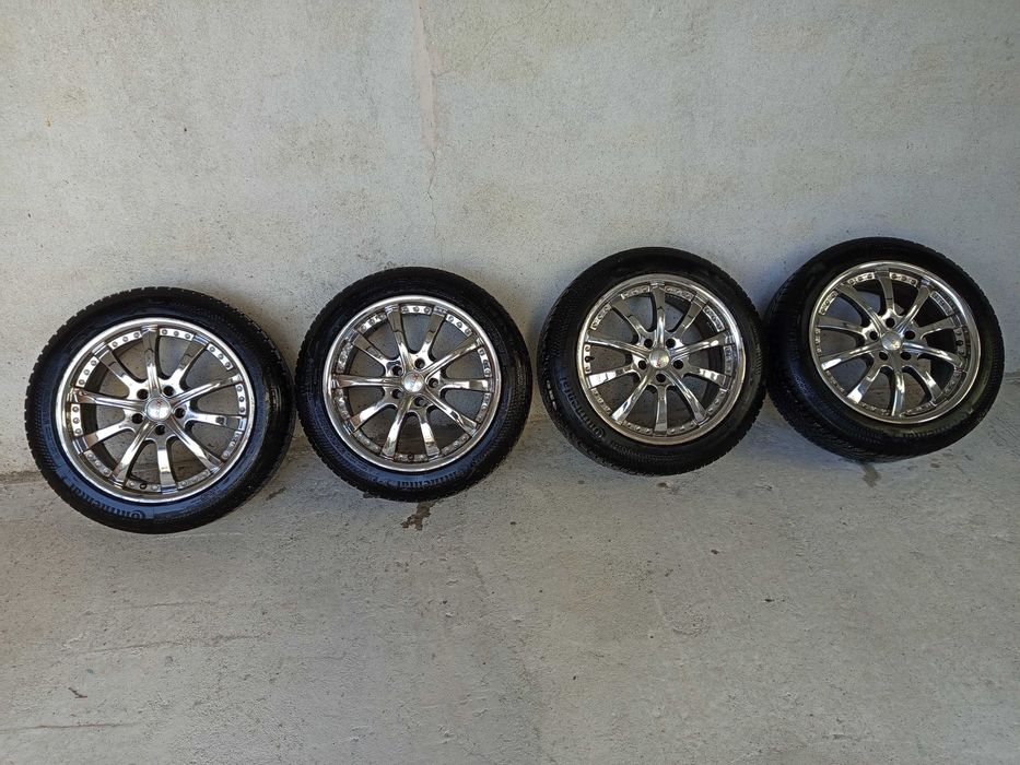 Джанти 18 5х112 с почти нови гуми