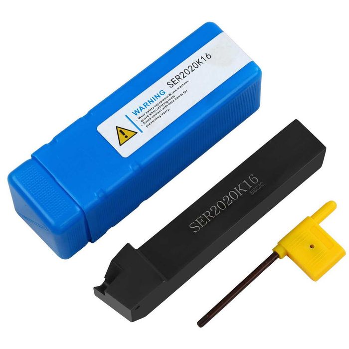 Set cutite pentru strung, cu placute din carbura, 20 x 20 mm, 28
