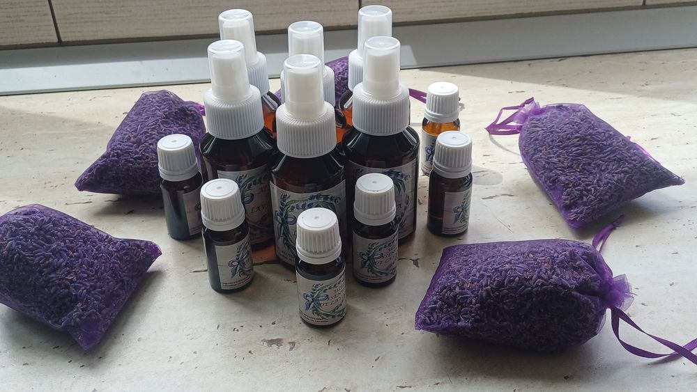 Ulei de lavanda , apa de lavanda si produse din lavanda
