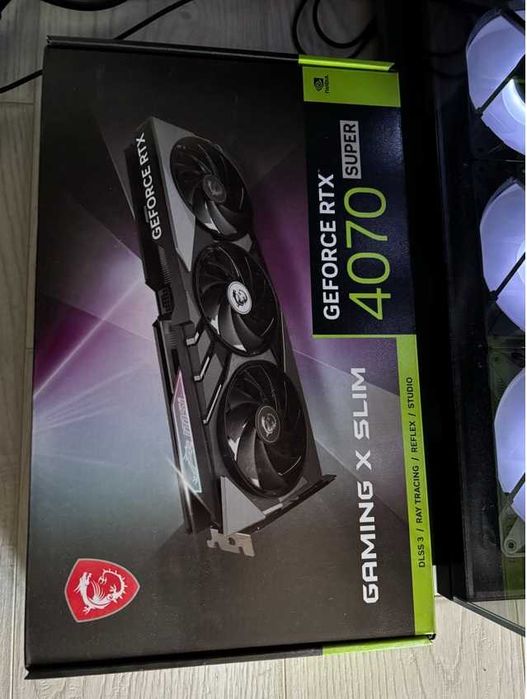 Видеокарта MSI GeForce RTX 4070 SUPER 12G GAMING X SLIM