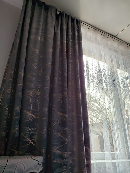 Продам готовый тюль с штором