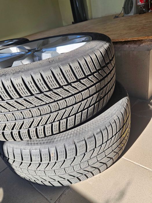 Audi A4 S4 B9 8W jantă aliaj originala R18 8W0601025ED - cauciucuri de iarna continental
