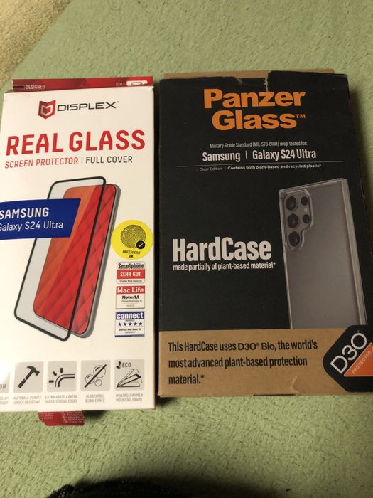 Калъф и стъклен протектор за Samsung Galaxy S24