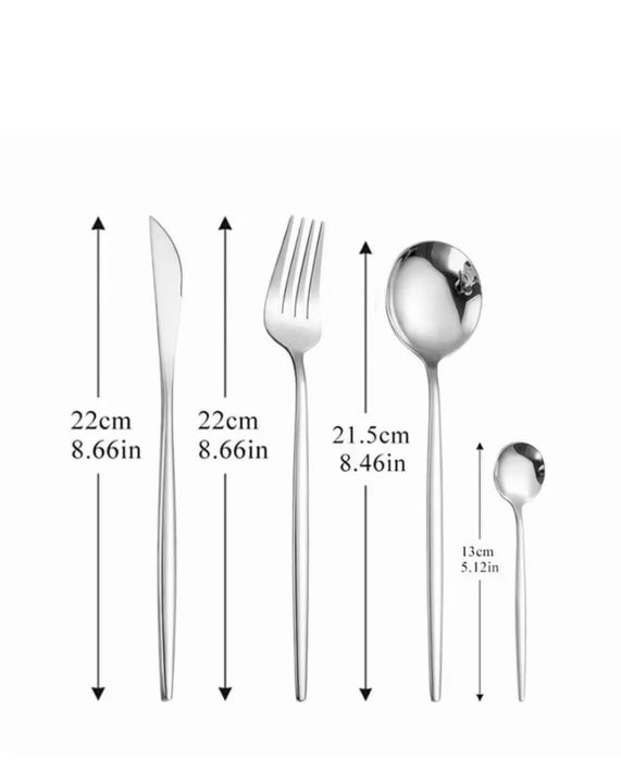 Новый набор столовых приборов