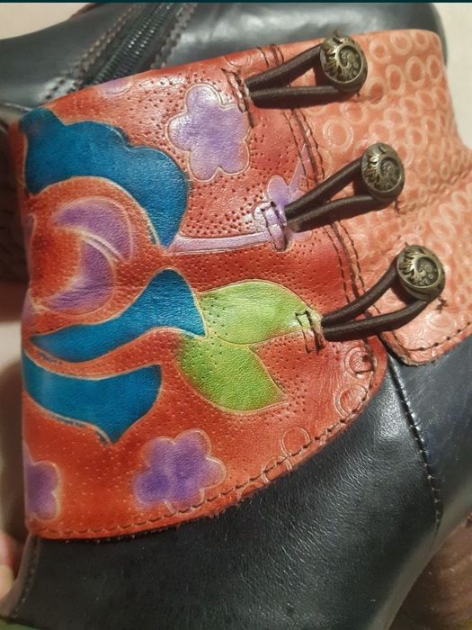 Botine piele Laura Vita Franța 38