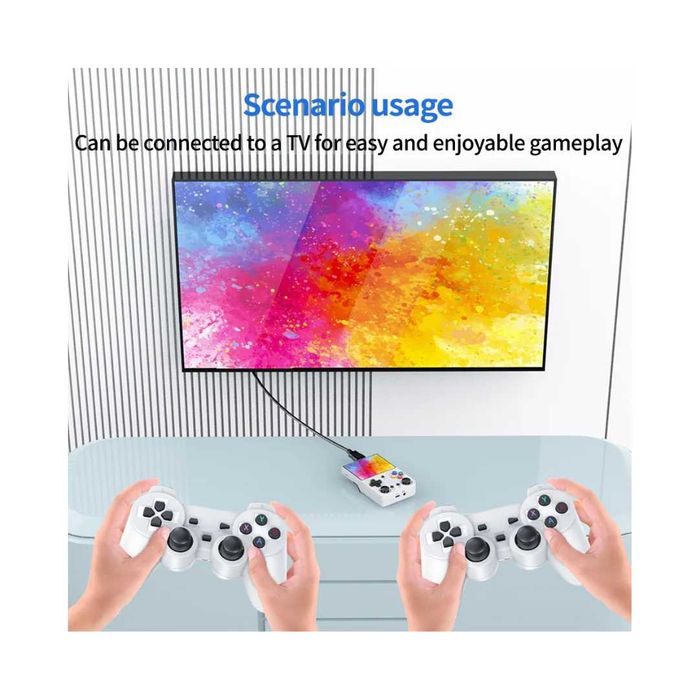 Ръчна игрова конзола M21 Retro, 64GB, 3.5-инчов IPS екран