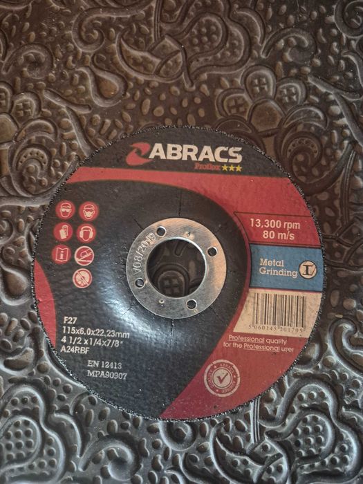 Vand discuri polizat/slefuit 115x6.0x22.23