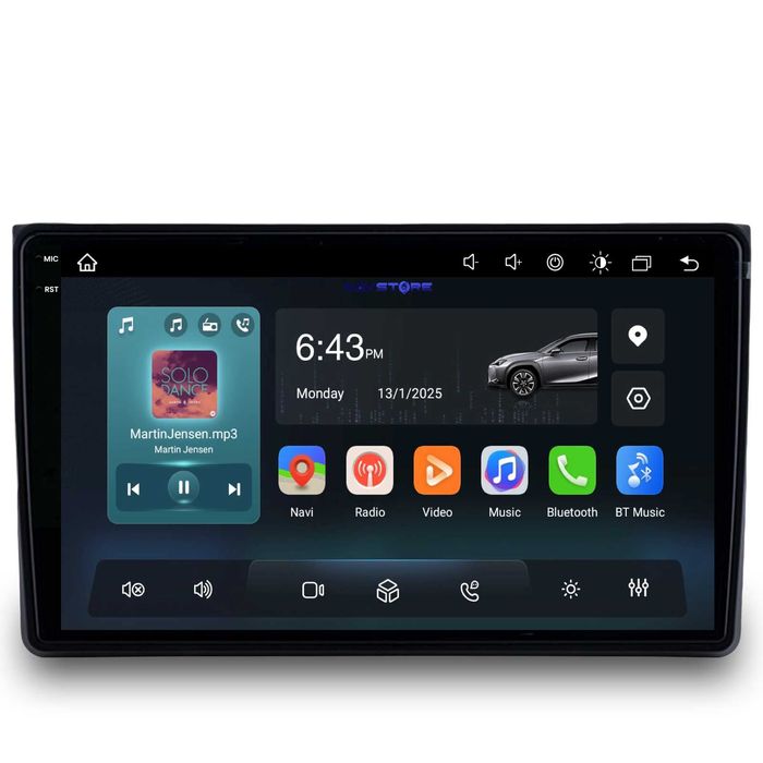 Navigatie Dedicata Audi A4 (2001 - 2018),Exeo 9 Inch, BT, Carplay