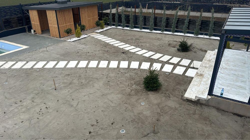 Dale, Coame gard ,Prefabricate beton ,Intervale gard ,