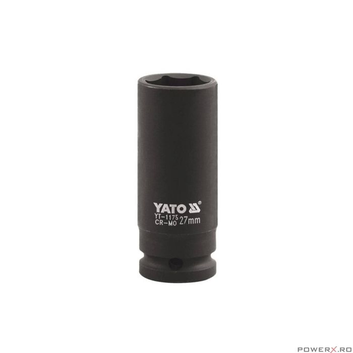 Cheie tubulară hexagonlă de impact adânca 27 mm 1" Yato YT-1175