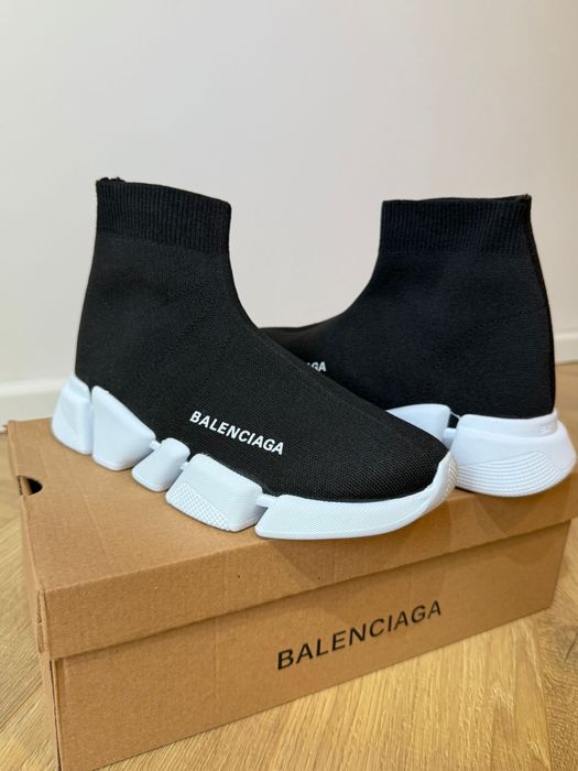 Adidasi Balenciaga speed trainers black