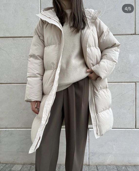 Женский пуховик зима