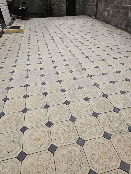 Брусчатка тротуарная плитка Кирпичик Евробрусчатка