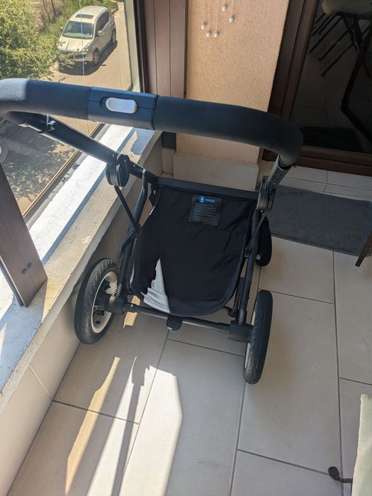 Количка Cybex Talos 3в1 с адаптери, тънък чувал на Cybex и дебел зимен на Jane