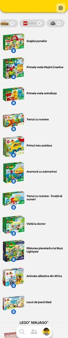 Lego Duplo 11seturi complete + extra piese