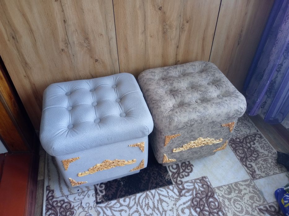 Мебель пуфики ручной работы