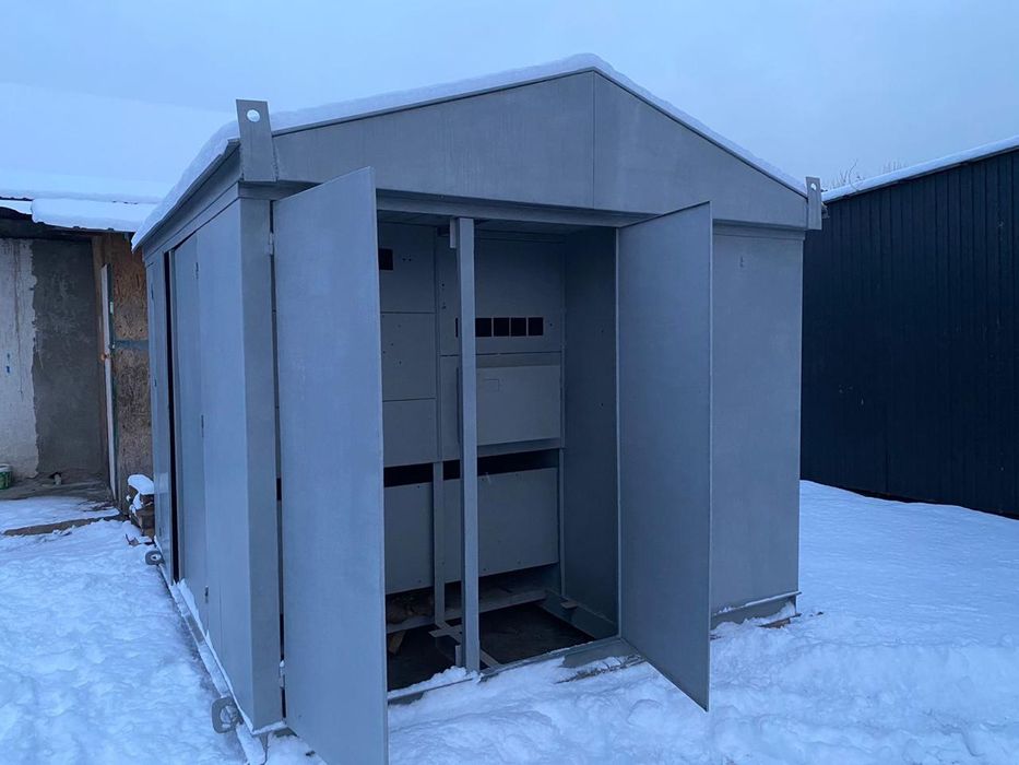 Будка трансформатор размер длина  3.10 ширина 2.80 высота  2.60