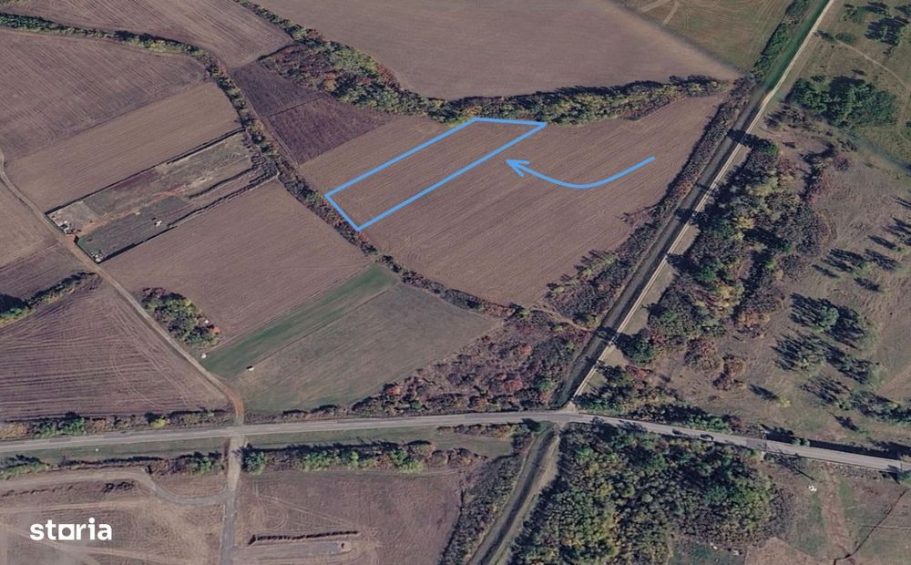 Teren extravilan 5.500 mp Moșnița Nouă – investiție