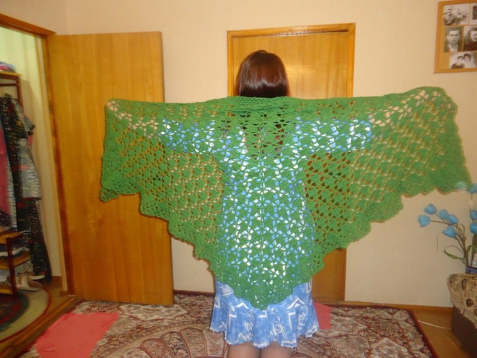 Модные женские шали  (ручная работа)