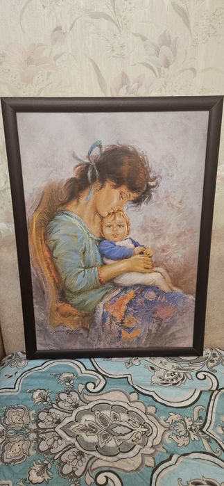 Картина в деревянной раме