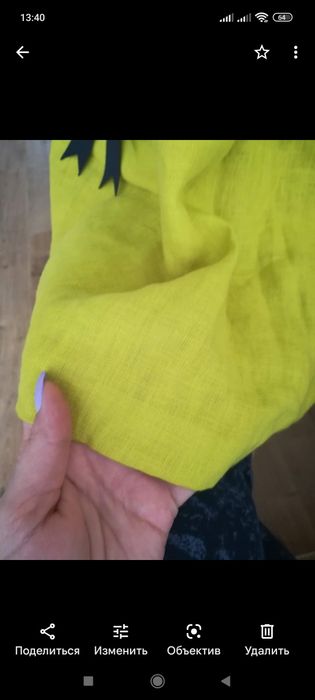 Льняное летнее платье