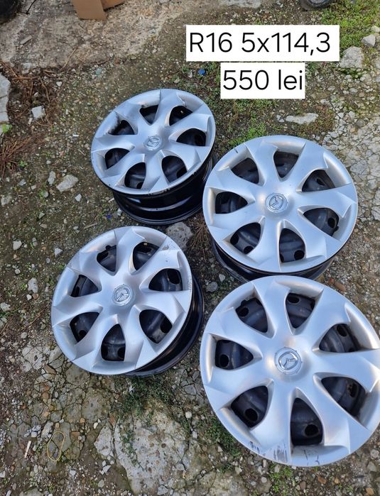 Jante de Tablă cu capace R15 R16 R17