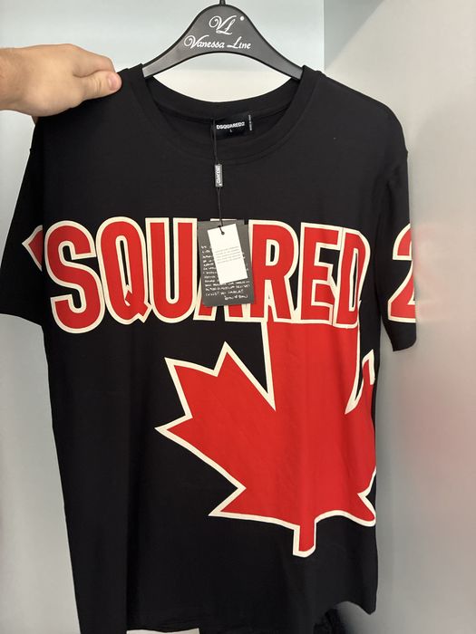 Tricou Negru DSQuared2 L