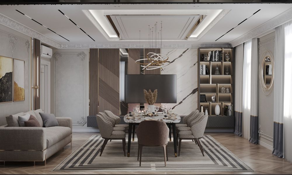 Неоклассика дизайн интерьер