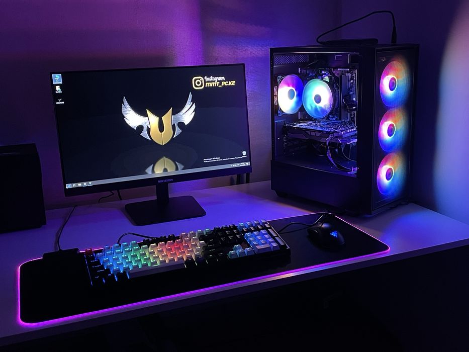 Акция. Бюджетный игровой компьютер в полном комплекте .