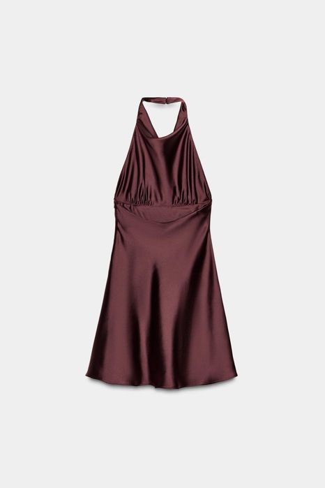 Сатенена рокля ZARA