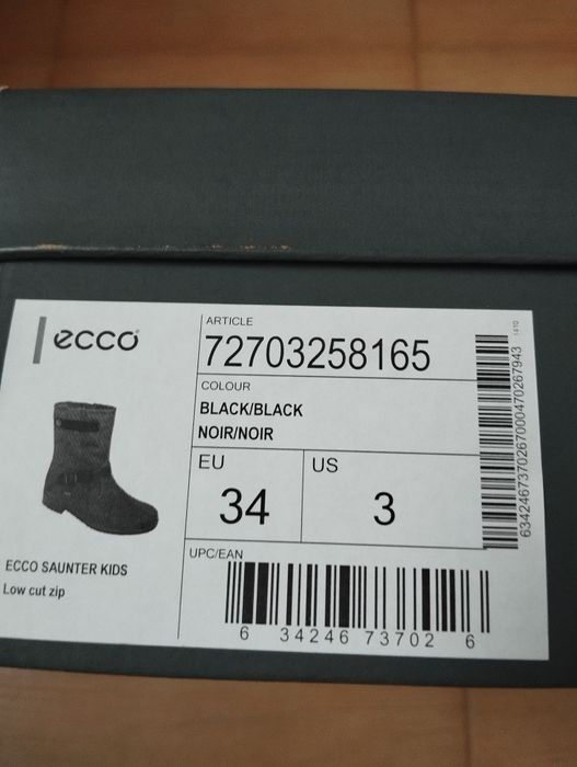 Сапоги демисезонные ECCO