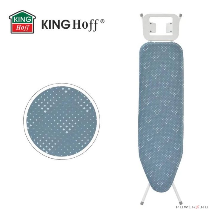 Masă de călcat cu suport, 4 niveluri de reglare, Kinghoff