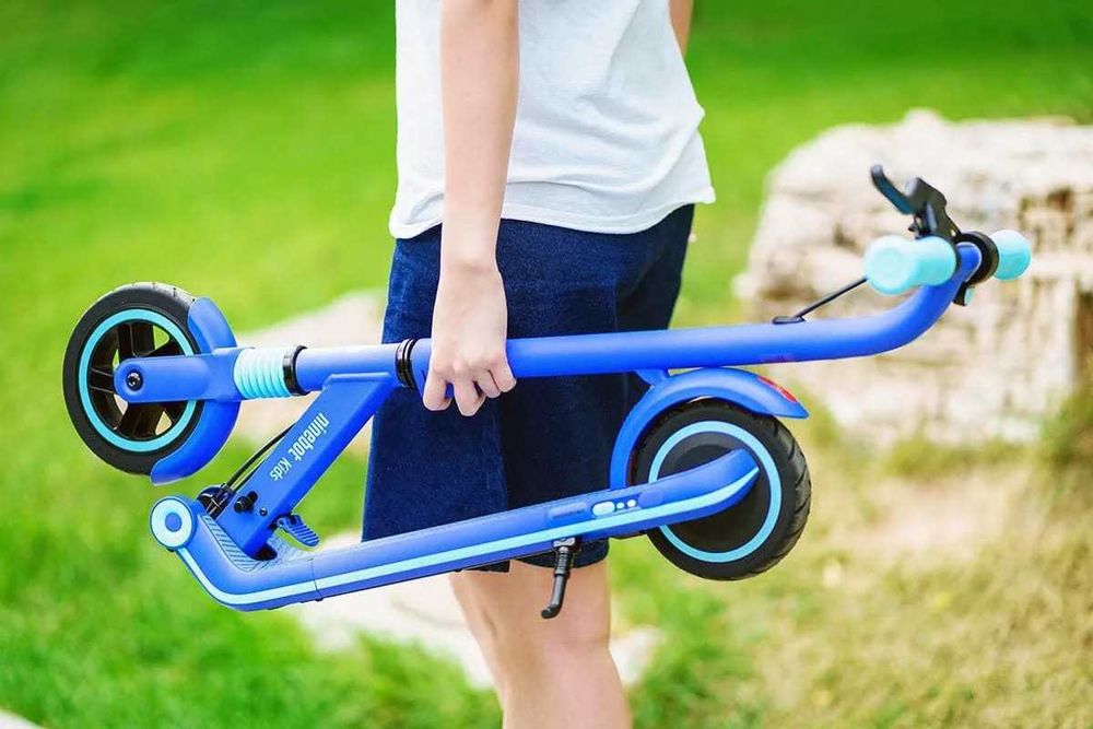 Электросамокат 14/10/50 детский Ninebot Kids E8 (синий)