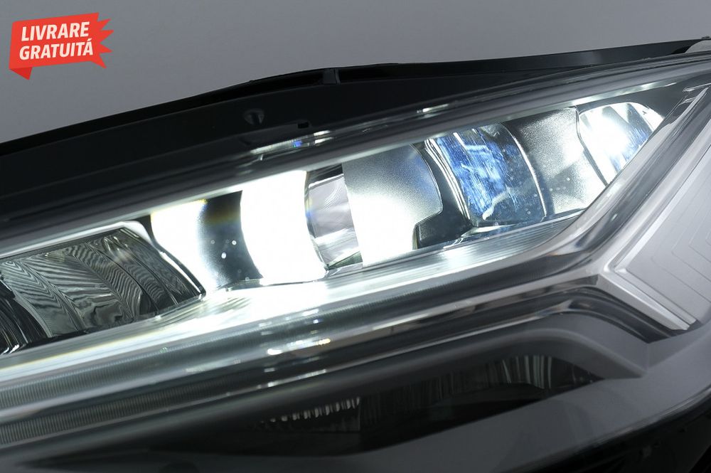 Faruri Full LED Audi A6 4G C7 (2011-2014) Facelift Design conversie de