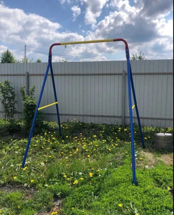 Качели детский стойка в комплекте