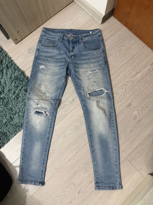 Blugi cu stropi de vopsea de vanzare!!