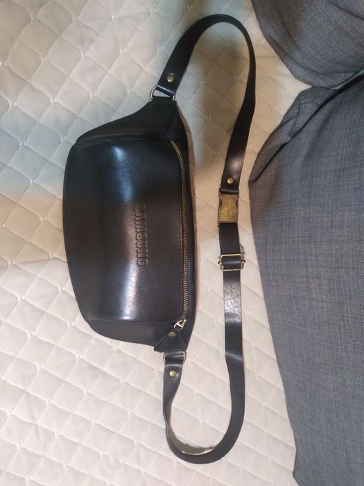 Сумка бананка .Натуральная кожа.