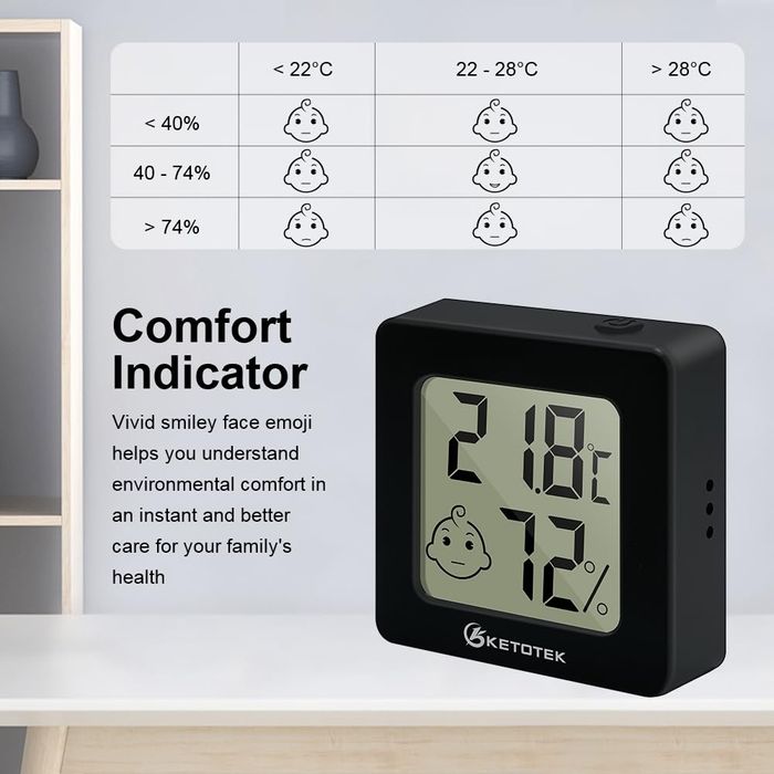 Termometru hidrometru digital