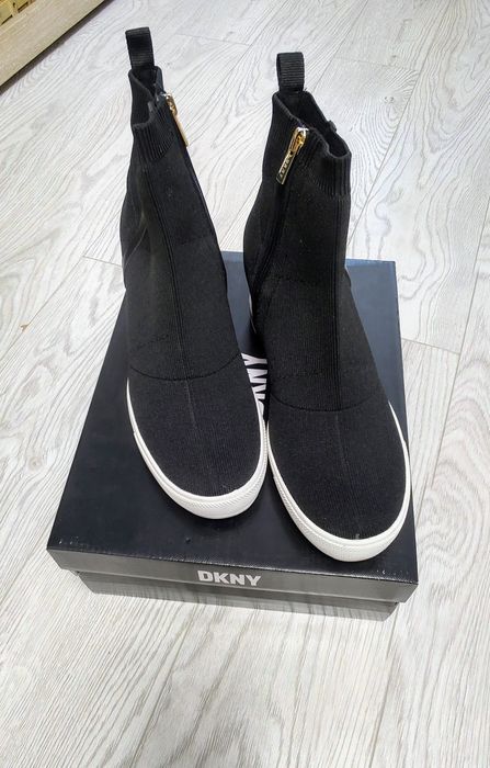 DKNY - ghete dama - sneakers, negru, marimea 41