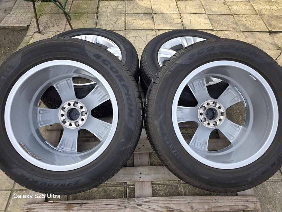 Лети джанти 18ки 5х112 Mercedes + зимни гуми 235/60/18 Pirelli