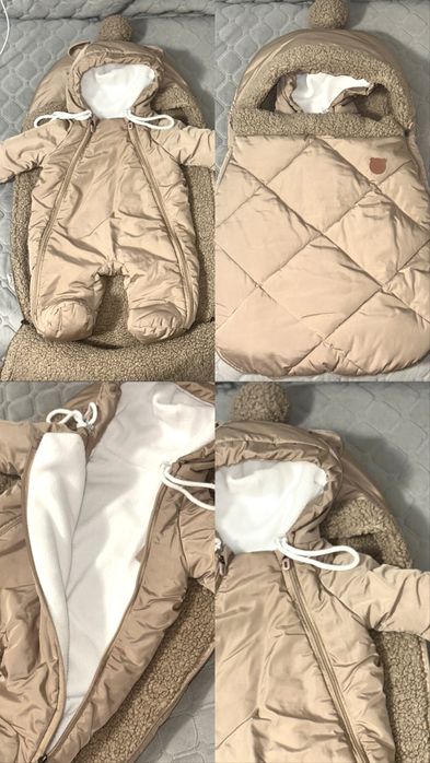 Осенне-зимний комбенизон + конверт с рождения и постарше.