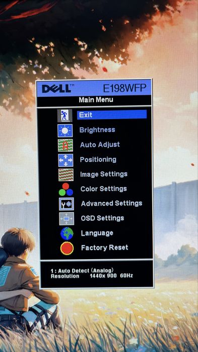 Монитор 19" Dell + клавиатура и мышь HP