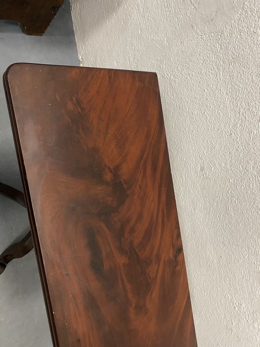 Викториански стил конзолна маса за карти махагон England 1950–1960