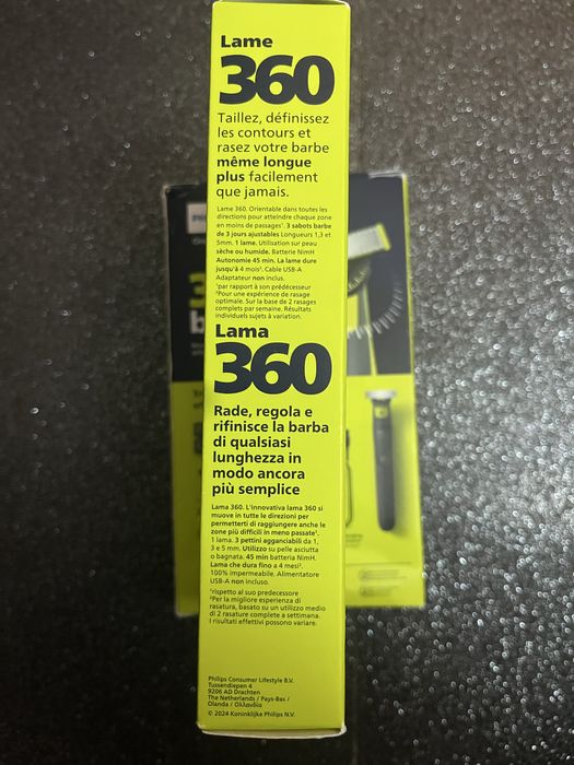 Aparat ras PHILIPS OneBlade 360