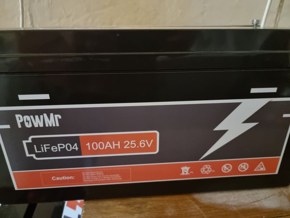 Baterie LiFePO4 25,6volti 100 Amperi sisteme fotovoltaice