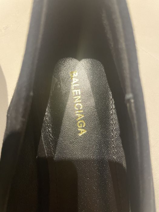 Balerini Balenciaga - Ballet Flats BB suede - piele intoarsa