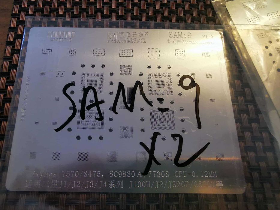 Set 34 site BGA reballing cip Samsung S24 S23 S22 S21 S20 S10 FOLD A14