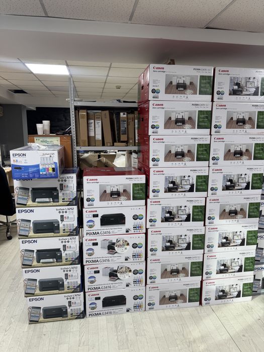 Мфу Принтер Canon,Epson новый