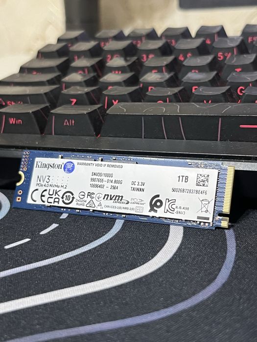 Диск 1ТБ SSD M.2 NVMe Kingston (1000GB)