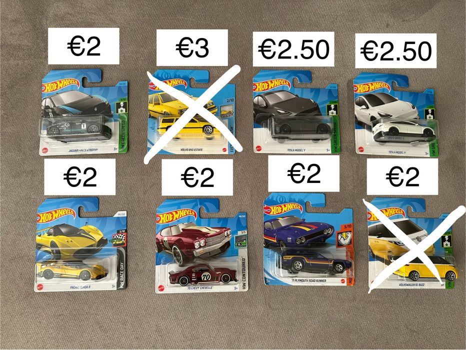 Hot Wheels - mainline BMW, Mercedes, Bentley, Lexus и др.